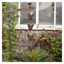 ngddf2haa Rain Chains Copper Rain Chain for Downspouts Eaves Rain Drainage Chain Villas Japanese Copper Wash Chain Temple Farm Decoration Guide Water Rain Chain (Color : 2) (2)