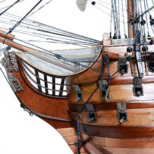 Old Modern Handicrafts HMS Victory Copper Bottom Model Red