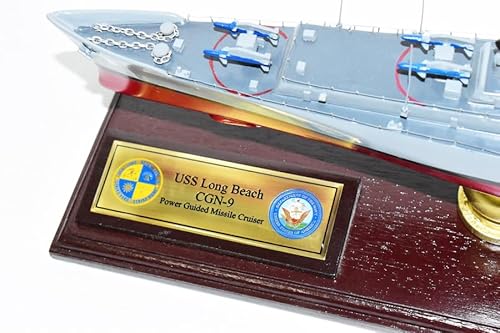 Squadron Nostalgia LLC USS Long Beach CGN-9 Mahogany Scale Model