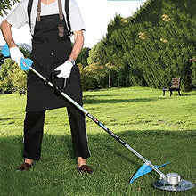 Wired Brushless Battery Electric Lawn Mower Rechargeable Small Household Lawn Mower Handheld Piggyback Battery Lawn Mower E zhengzilu