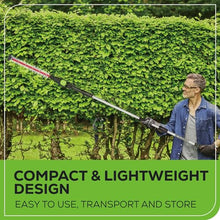 Greenworks 80V 20 in Cordless Hedge Trimmer, 2.0 Ah Battery and Charger