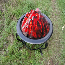 USZWBY 3D Fireplace BBQ Brazier Design Simulated Charcoal Iron Decoration Home Decorative Fireplace Simulated Charcoal Fireplace Ornaments Indoor Fireplace