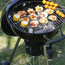 AUPLEX Kettle Premium Charcoal Grill 22-Inch, Movable Barbecue Charcoal Grill With Built-in Thermometer, Porcelain-Enameled Lid, Slide Out Ash Catcher For Outdoor Cooking, Patio, Backyard, Black