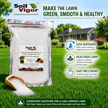 Water Storing Crystal Gel Keeps Plant Healthy, Saves Water, Time & Money – Soil Vigor Water Storing Crystals for Plants, Potassium Polyacrylate, Fine Granules 20-100 Mesh, Lasts Up to 7 Years (45 lb)