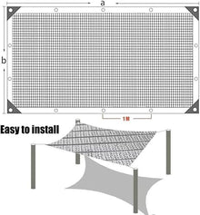 GJZDPMY Reflective Shade Cloth with Grommets - Heavy-Duty Sunshade Cover for Gazebos Greenhouses Gardens Chicken Coops Dog Kennels and Lawns - Heat-Insulating Tarpaulin