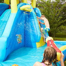 Banzai Splash Slide 2 Pack - Inflatable Slide with Basketball - Ages 5-12