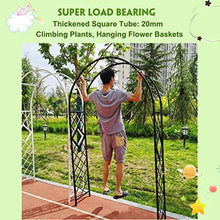 GFSGHZZ Black Metal Garden Trellis 220Cm Sturdy Rose Climbing Trellis for Climbing Plants Outdoor Trellis Pergola for Pathways/Entrances Strong Tubular Support,Green-L300Xh220Xw40M