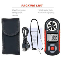 LUYILA Anemometer Handheld, Digital Wind Speed Meter for Measuring Wind Speed and Temperature,with Backlight and Max/Min,for HVAC Vents, Boat Sailing, Shooting, Sailboats, Surfing,Fishing
