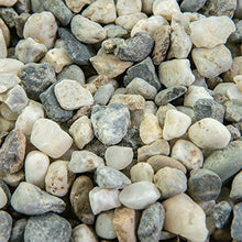 Landscape Rock and Pebble | 2000 Pounds | Natural, Decorative Stones and Gravel for Landscaping, Gardening, Potted Plants, and More (Glacier, 3/8 Inch)