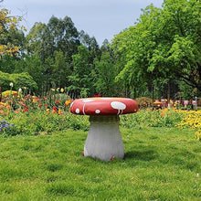 HOUSINGOD 20.8'' High Mushroom Table Over Sized Garden Mushroom Sculpture