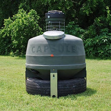 Capsule Game Feeders 800LB Capacity 360-Degree Broadcast Hunting Game Feeder Green