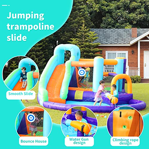 AirMyFun Inflatable Water Slide Orange