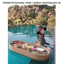 ERoomQ Floating Tray, Luxury Floating Tray Table & Bar, Swimming Pool Float for Adults for Sandbars, Spas, & Parties, Various Styles Available (80 * 15cm)