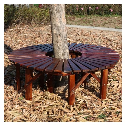 BXKCFYBSQ Tree Bench Surround,Outdoor Round Patio Furniture Seat,Decorative Curved Seating Chair,Free Combination of Shapes,for Garden Park Courtyard