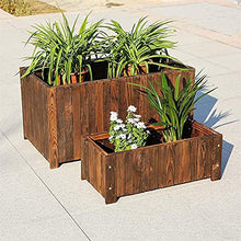 ZOCWJK Wooden Raised Garden Bed Planter Box Stand for Vegetable Planting and Flower Display Outdoor Plant Stand Storage Rack for Patio Lawn Backyard Elevated Plant Box for Garden,Colora