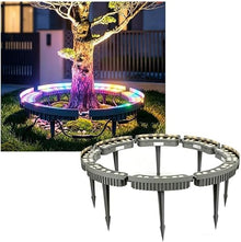 Tree Lights Outdoor Low-Voltage 24V AC Tree Trunk Ring Lights for Gardens, Parks, and Commercial Landscape Lighting