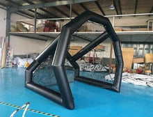 BOZHOUYUPIN Inflatable Golf Practice Swing Simulator Net Cage 10x8x9 Black