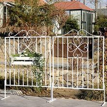 JIAOCKJIAO Garden Trellis Iron Art Fence Frame with Base, Metal Garden Obelisk Plant Climbing aid,for Courtyard/Lawn/Patio/Backyard/Terrace Decoration Plants Vine Support (Color : White)