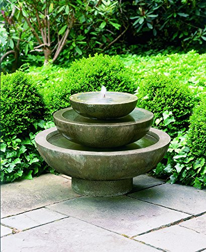 Campania International FT-34-PV Platia Fountain, Pietra Vecchia Finish