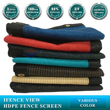 Ifenceview 15' x 5' to 15' x 80' Patio Top Canopy Awning Fence Privacy Screen Driveway Carport Barn Kennel Yard Garden Plants Crops Shade Cloth Mesh Net Pergola Gazebos Cover (15' x 70', Brown)