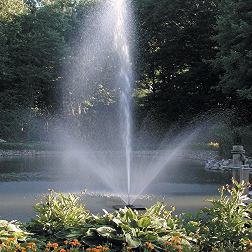 Scott Aerator Skyward Fountain - 1/2 HP 115V Pond Aerator with 100 ft. Electric Cord | Aerating Fountain for Lakes & Ponds | Maintenance Free Stainless Steel | Made in USA