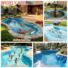 Liyadolaam 4x5m 5x6m 7x8m 10x12m HDPE Pond Liner Sealing Film Damp Proof for Outdoor Ponds, Underlayment for Ponds Waterfalls Reservoir A Koi Pond Sheeting(23x39.3ft)