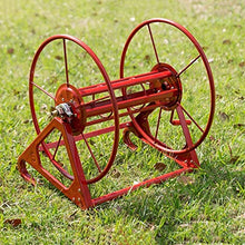 Hose Reels Decorative Garden Hose Storage Large Swimming Pool Injection Pipe Storage Rack, Outdoor Garden Wheel Decoration Statue Large 300M Hose Reel (Color : Hose Reel+200M Pipe)
