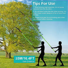 Pole Saw Extendable Pole Pruning Saw, Long Reach Tree Pruning Saw, Telescopic Tree Pruner Garden Tree Lopper, Branch Pruner Cutter (Pole Saw, 6M), GZJ-UK-0674