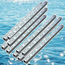 HYLOPGX 5cm Wide Stainless Steel Drain Cover, Narrow Outdoor Channel Grate, Removable Trench Drain Grate for Efficient Water Drainage, Puddle Drainage Grills (Silver, 1)