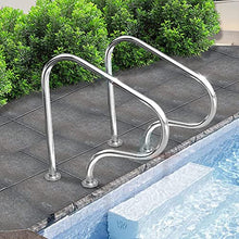 Sturdy Pool Safety Handrails Pool Handrails Pool Handrail, 4ft Royal Blue Swimming Pool Hand Rail Blue Grip for Pool Handrails Pool Rail Pool Railing with Complete Installation Accessories