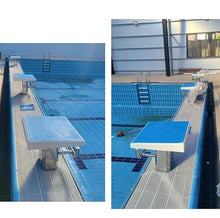 SDVantage Diving Board Indoor Outdoor Pool Platform, Heavy Duty Diving Boards with Handle, Anti Slip Surface, Blue Professional Diving Board, for Competition/Training