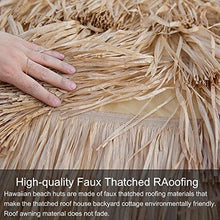 Parasol Umbrella Beach Umbrella Outdoor, Tropical Hawaiian Patio Straw Umbrella with 8 Sturdy Steel Ribs, Shading Grass Umbrella for Back Room (Size : 7.8FT) ()