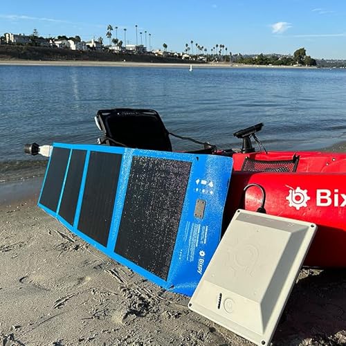 Bixpy K-1 Outboard Kit with SUN80 Solar Panel Blue