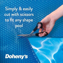 Doheny's Clear-Tek Micro Bubble Solar Pool Cover for Above Ground Swimming Pools | Increase Solar Energy Absorption, Retain Heat, Reduce Evaporation, Reduce Heat Loss & Save, 33 ft Round Blue 1600