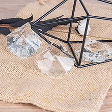 longsheng 10pcs Crystal Prisms Scallop Shape Chandelier Drop Parts Free Hanging Rings Curtain Lamp Drop 50mm Rainbow Maker Wedding Decor