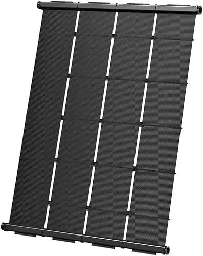 SolarPoolSupply Industrial Grade Solar Pool Heater Panel Black