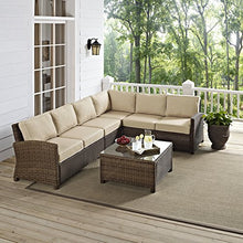 Crosley Furniture Bradenton 5-Piece Sectional Sofa Set