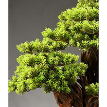 Simulation Bonsai Welcome Pine Ornaments Office Living Room Porch Decoration Crafts Opening Gift Plant House Plant (Color : L) (R)