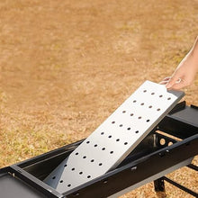 YUIPMHFD Barbeque Grill Home Outdoor Barbecue Rack Portable Folding Side Pull Detachable Stove
