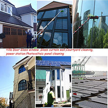 Extendable Brush Pool Brushes Telescopic Brush Deck Brush Window Cleaning Pole Water Fed Telescopic Brus Extendable Cleaner Conservatory Roof House Siding,5.4M/18FT