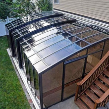 Polycarbonate Sheets All-Weather Outdoor Greenhouse Covering, Plastic Roofing Sheets Rainproof Insulation Protection(1x695m)