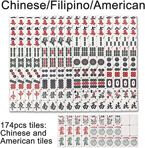 usamjtable Folding Automatic Mahjong Table Coffee 40mm American Tiles + Racks