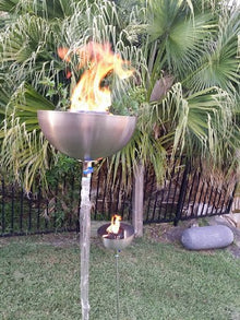 EasyFirePits Complete LP Basic Fire Pit Kit & Choices of Lifetime Warr 316 Stainless Burner (72.0, Torch72B-3pk)