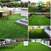WarmShe Synthetic Artificial Grass Turf 0.4" Green 12FTx60FT Indoor Outdoor Rug