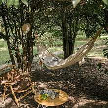ZerHoc Portable Hammock,Canvas Hammock,Hammocks Hammock Canvas Cotton Hammock Camping Hammock for Outdoor Patio Garden Backyard, 3*1m, White