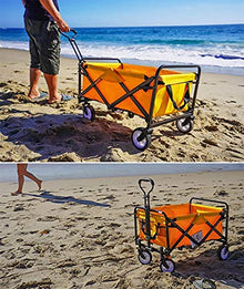 JKSVTF Trolley Multifunction Portable Hand TrucksFoldable Folding Wagon Utility Wagon Cart Outdoor Garden Camping Wagon Sports Wagon Heavy Duty