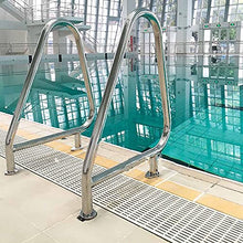Swimming Pool railings, Stainless Steel Swimming Pool handrails, Pool Wall Railing Handles, Indoor and Outdoor Non-Perforated Swimming Pool handrails/As Shown / 81cm (As Shown 81cm)