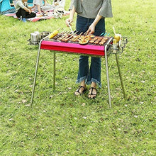 BBQ Grill Outdoor Barbecue Charcoal Grill Stainless Steel Portable BBQ Grill for Outdoor Cooking Camping Picnics