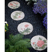 Etlegor Outdoor Stepping Stones Set, for Garden Walkway Decoration River Rock for Yard, Pathway, Landscaping, 13.8 Inch Round Decorative Stone Mat (Color : Gray, Size : 5PCS)