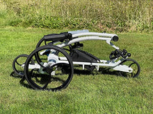 Insanity Golf Electric Golf Trolley with Remote Control, Aluminum Frame, Lithium-Ion Battery - White Cart & Black Wheels